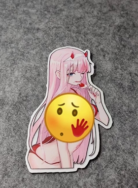 日漫划纹贴摩托贴画二次元车贴烫画性感卡通美女动漫D2950