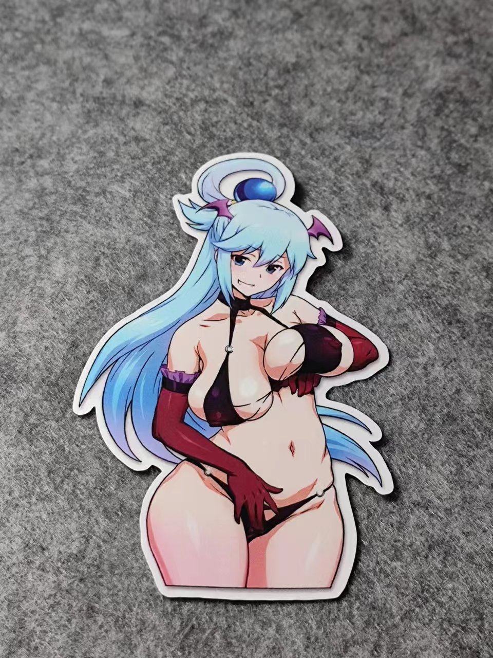 卡通比基尼美女二次元车贴烫画日漫划纹贴摩托贴画性感D2962