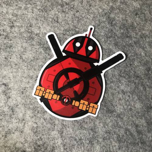 死侍星战汽车摩托改装风格车贴