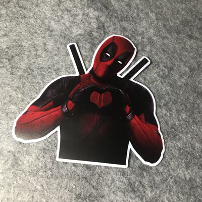 死侍改装后窗遮挡车贴