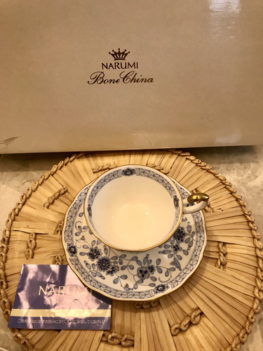 83日本进口5客Narumi鸣海Milano米兰骨瓷杯碟套装红茶茶杯对杯