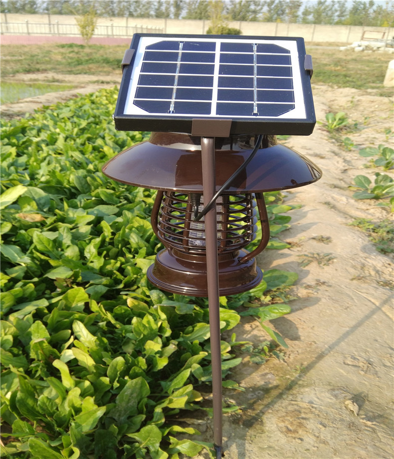 户外太阳能灭蚊灯防水家用室外庭院花园捕驱蚊虫灯