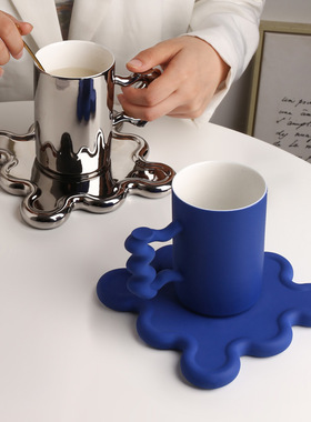 创意高颜值陶瓷咖啡杯情侣杯套装送闺蜜结婚新品家用马克杯