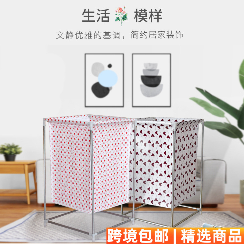 方形收纳桶防水布艺折叠洗衣篮组装脏衣篓卡通家居杂物玩具收纳篮
