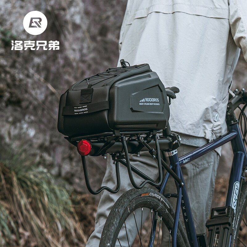洛克兄弟自行车包后货架包鞍座包山地公路车尾包驮包硬壳骑行装备