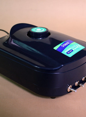 松宝氧气泵鱼缸养鱼增氧泵水族双孔家用充氧泵打氧机sb748sb948