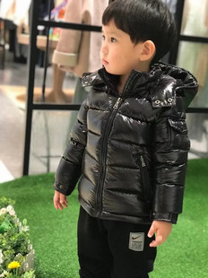 冬季儿童羽绒服加厚白鹅绒男女宝中大童免洗短款玛雅陈奕迅款亲子