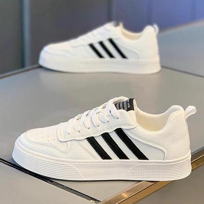 香港潮鞋男鞋2025春季新款小白鞋厚底增高韩版潮流运动休闲 板鞋