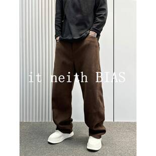 子男秋冬百搭大码 BIAS灯芯绒休闲裤 工装 裤 直筒弯刀卫裤 neith