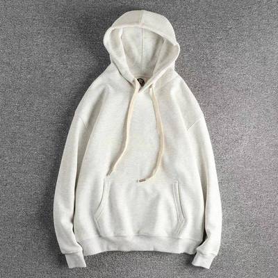 代购潮男秋冬重磅加绒加厚保暖男士连帽卫衣复古青年宽松上衣外套