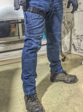 【兵骨】SLBG&DADU四季战术通勤牛仔裤突袭款 便衣携行