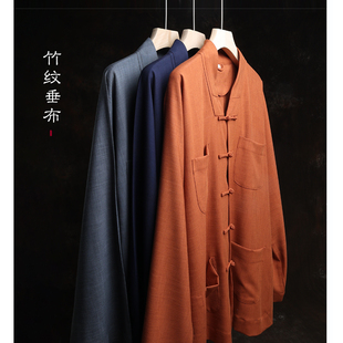 四季款竹纹垂布春季小褂僧服棉宽松免绑腿僧侣套装短褂出家人服装