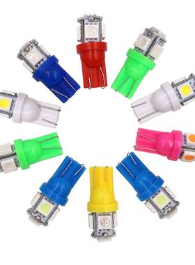 汽车货车LEDT10插片式灯泡 仪表插泡 12V24VT10LED灯泡示宽灯货车