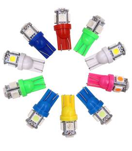 汽车货车LEDT10插片式灯泡 仪表插泡 12V24VT10LED灯泡示宽灯货车