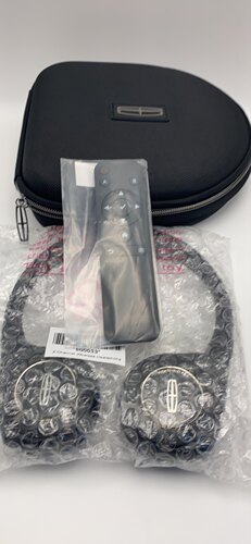 新款林肯汽车领航员原装车载后排娱乐电视遥控器无线耳机