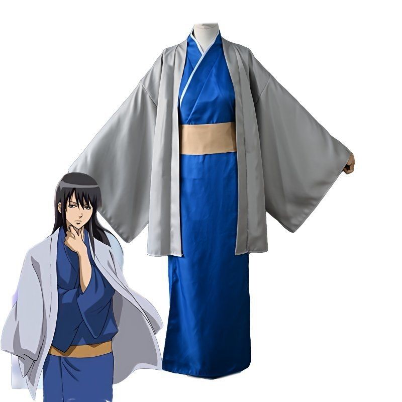 银魂桂小太郎二次元衣服cosplay和服套装全套现货促销