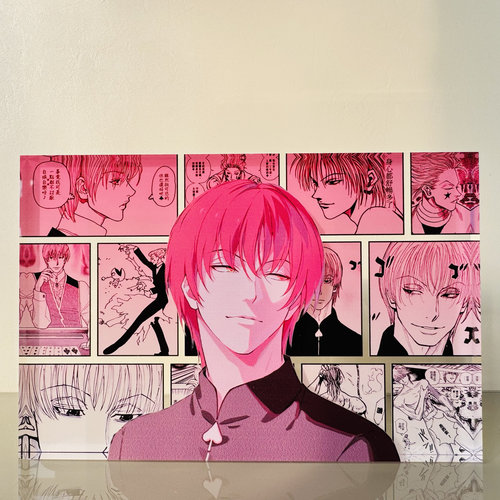 全职猎人西索动漫周边定制二次元桌面摆件卡通漫画立牌亚克力砖