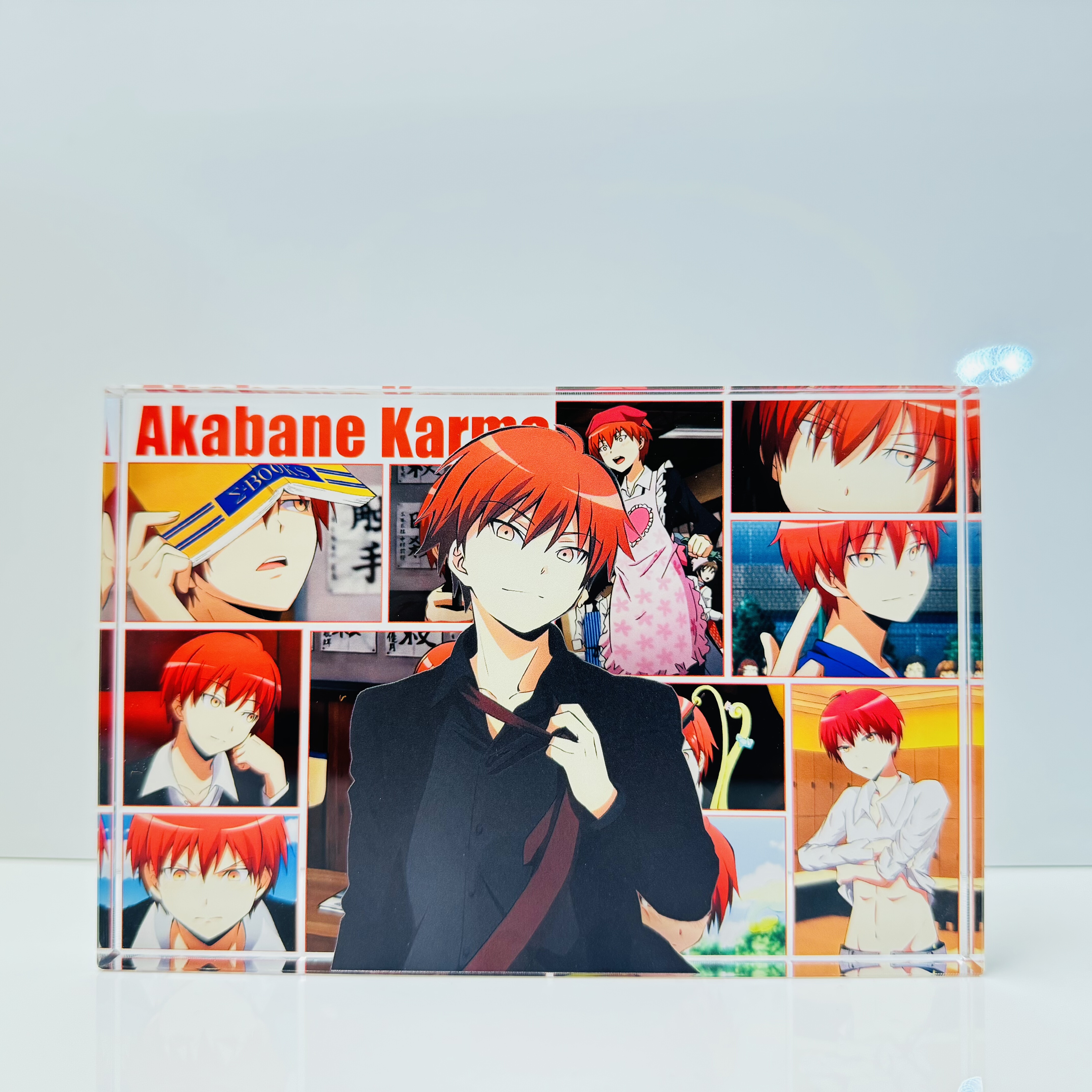 赤羽业周边暗杀教室二次元立牌卡通桌面摆件同人动漫亚克力水晶砖