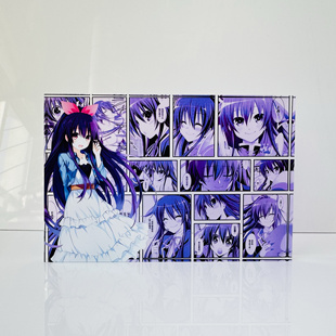 夜刀神十香约会大作战动漫周边定制二次元立牌桌面摆件亚克力砖