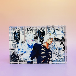 天气预报jojo的奇妙冒险石之海动漫周边二次元立牌亚克力水晶砖