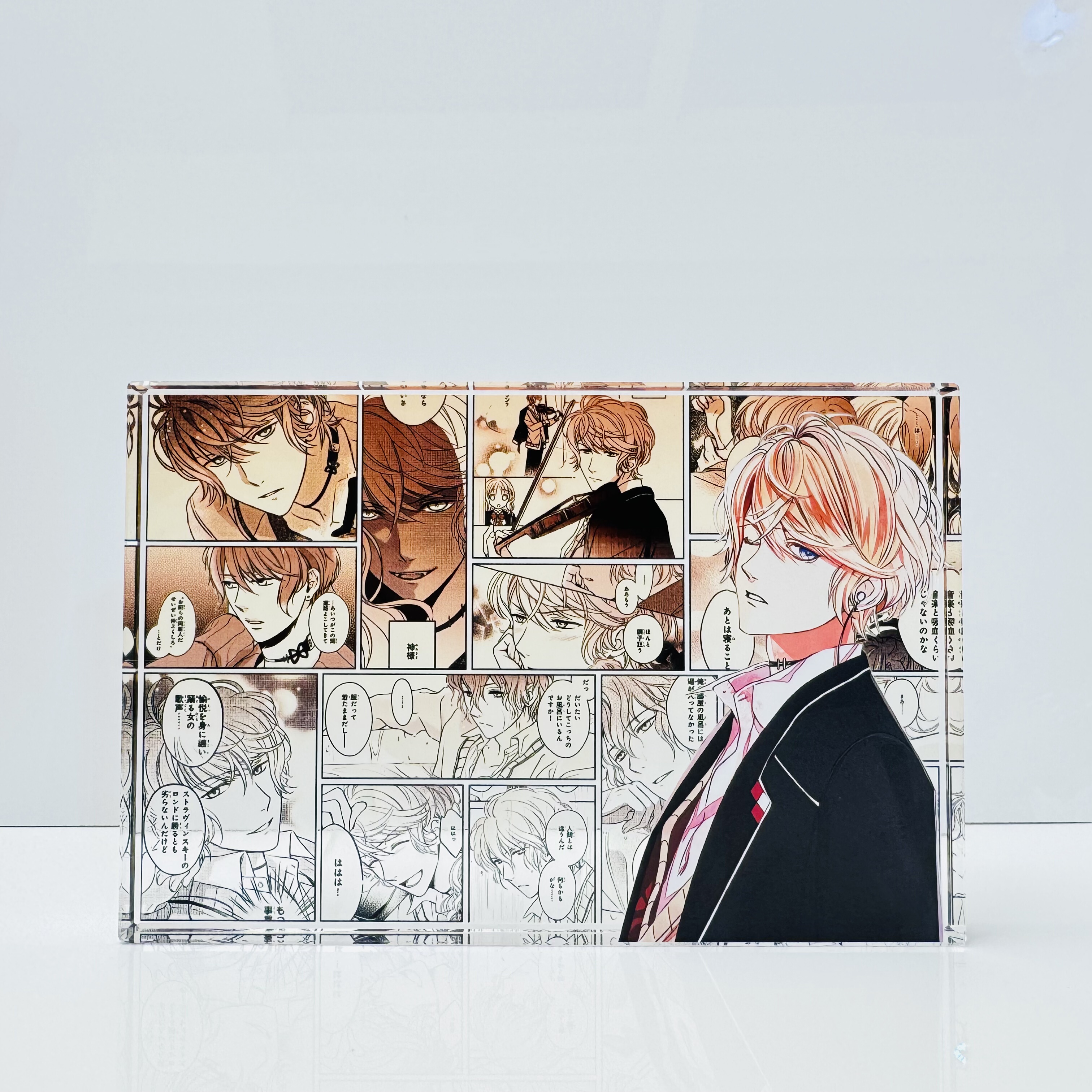 魔鬼恋人周边逆卷修二次元立牌卡通桌面摆件装饰动漫亚克力水晶砖