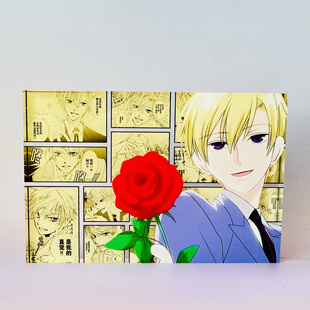 须王环樱兰高校男公关部动漫周边二次元桌面摆件立牌卡通亚克力砖