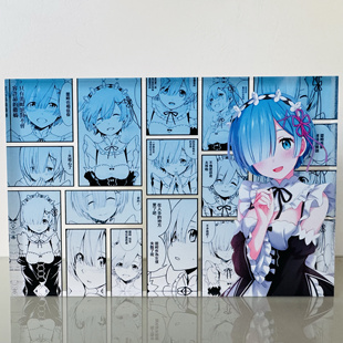 雷姆爱蜜莉雅从零开始的异世界生活动漫周边定制卡通立牌亚克力砖