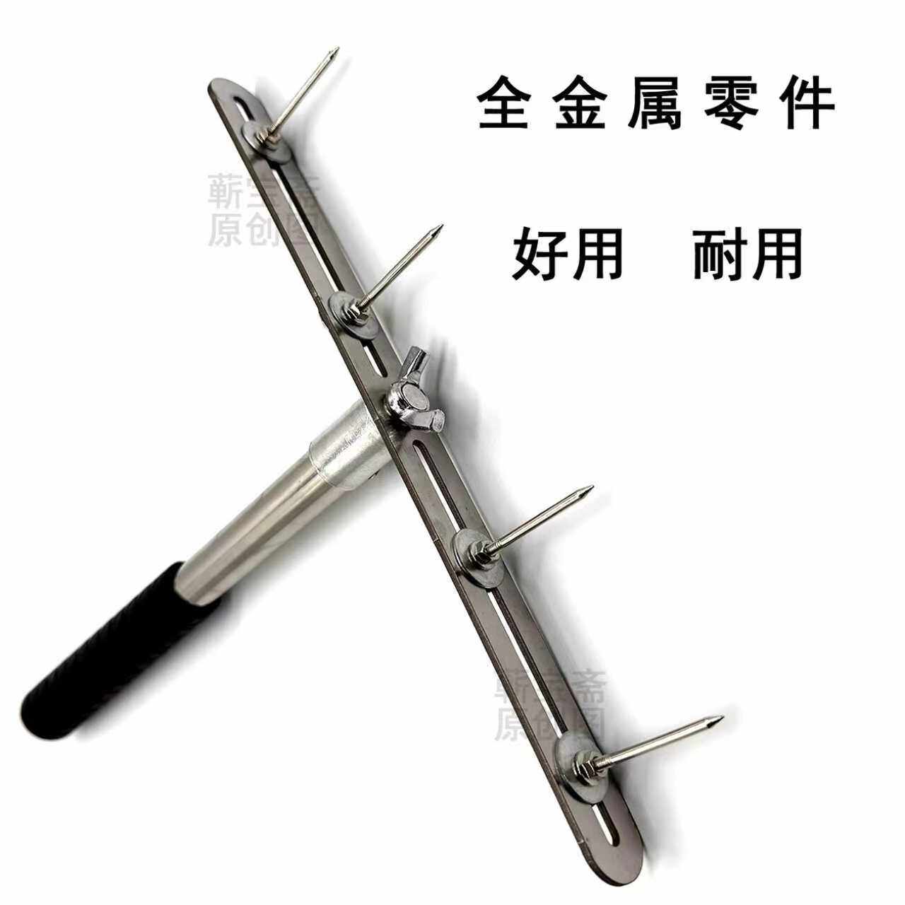 新款手持艾灸架悬灸器家用明火艾柱艾条养生馆手拿插钉款艾灸工具