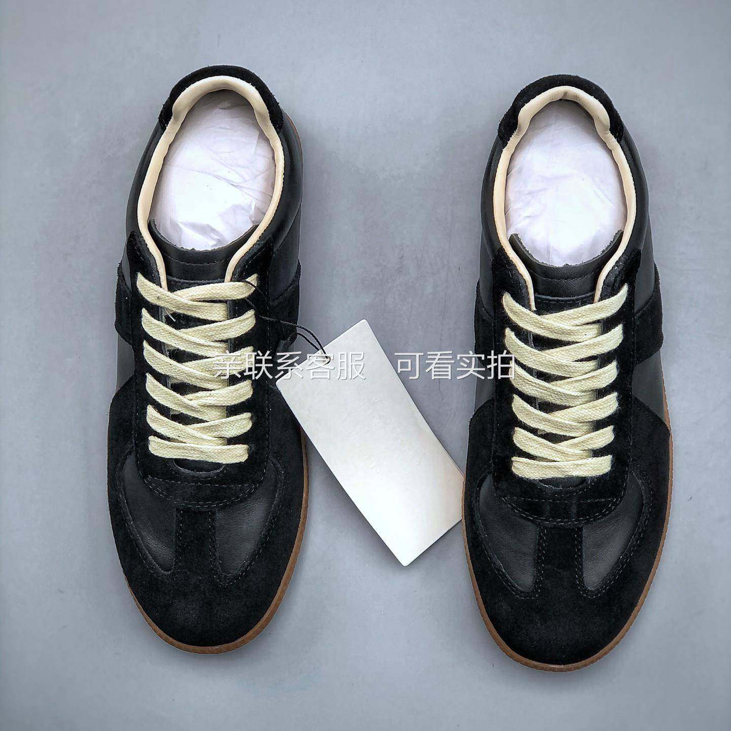 小黑鞋真皮百搭休闲德训鞋鞋子爆款ins德系阿甘运动鞋,女鞋,时尚休闲鞋,淘宝优惠券,粉丝福利购,淘宝优惠卷