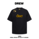 潮牌字母印花经典 款 纯棉短袖 drew美式 t恤男女休闲宽松情侣半袖 tee