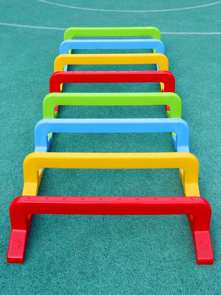 体能训练跨栏架幼儿园塑料跳障碍物户外体育活动器械器材运动玩具