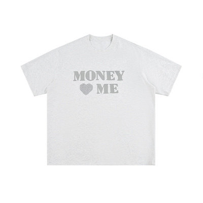 美式潮牌字母凉感顺滑短袖T恤