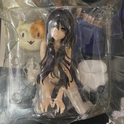 绝版特惠约会大作战时崎狂三跪姿泳装内衣车载手办摆件模型机箱