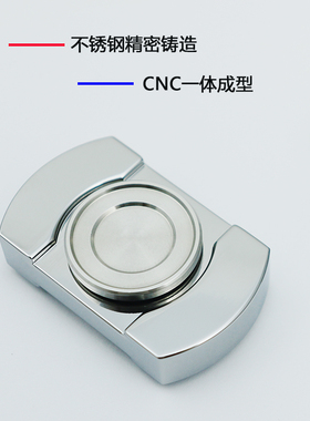 指尖陀螺EDC全金属迷你旋转平稳静音大人小孩解减压黑科技小玩具