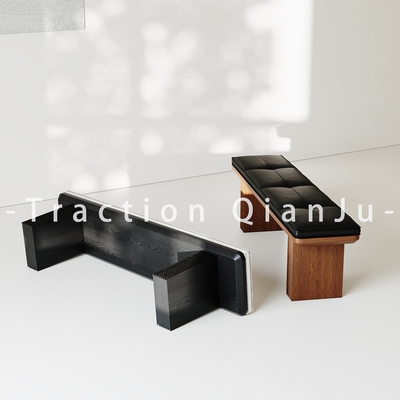 中古风实木长条凳入户换鞋凳