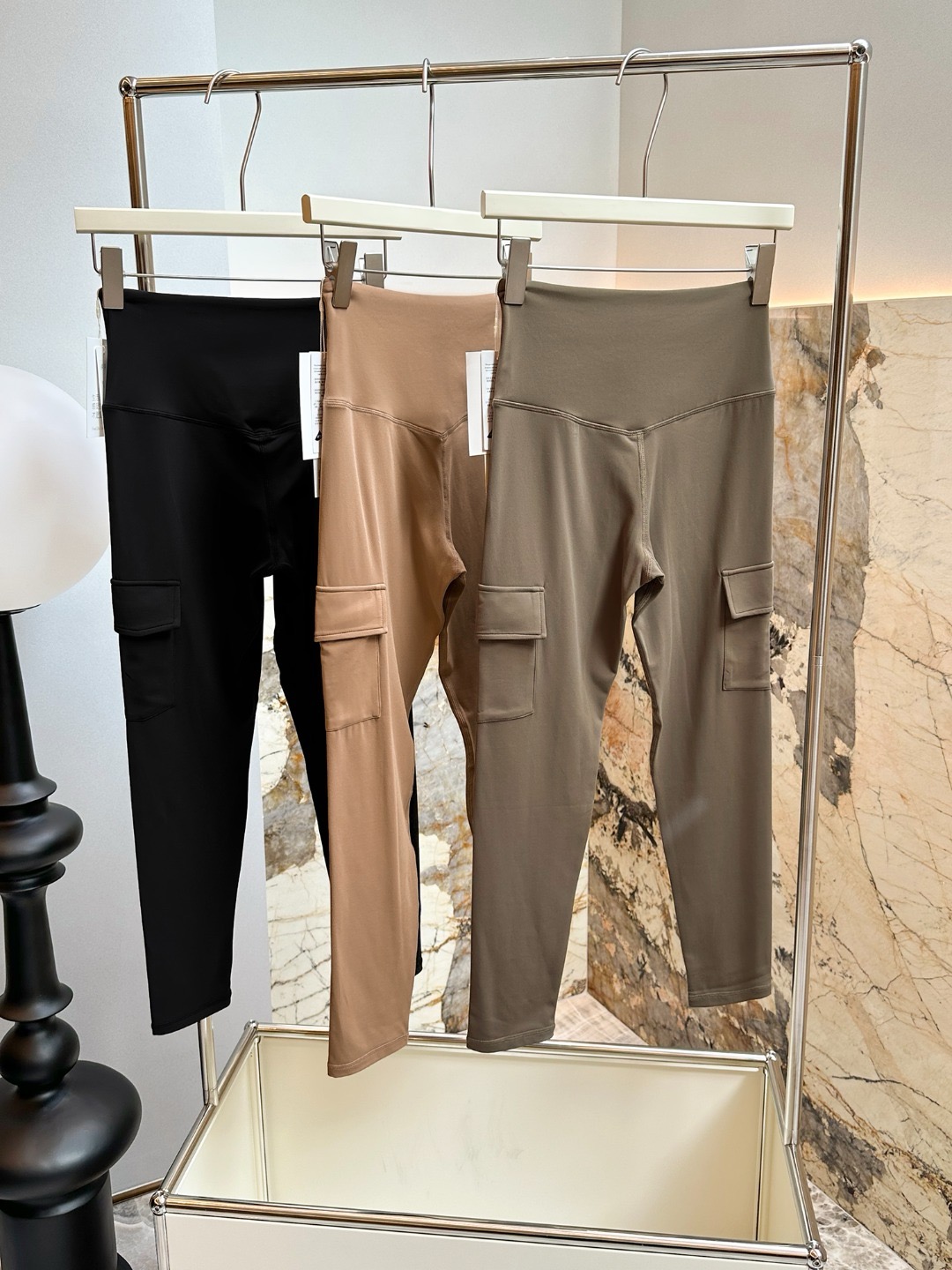 高腰收腹提臀女士运动健身裤