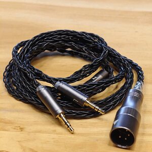 HarmonicDyne和声力C1限量版浪漫派头戴式耳机升级线单晶铜平衡线