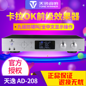 Winner/天逸 AD-208混响器专业卡拉OK数字立体声防啸叫前级效果器