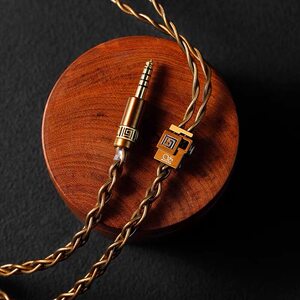 山灵EL1000焦尾五重导体铜银混编HiFi发烧高保真山灵王耳机升级线