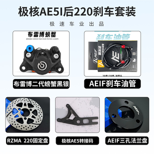 E300P 布雷博螃蟹卡钳适用九号M395C 机2 极核AE5后刹车 M95