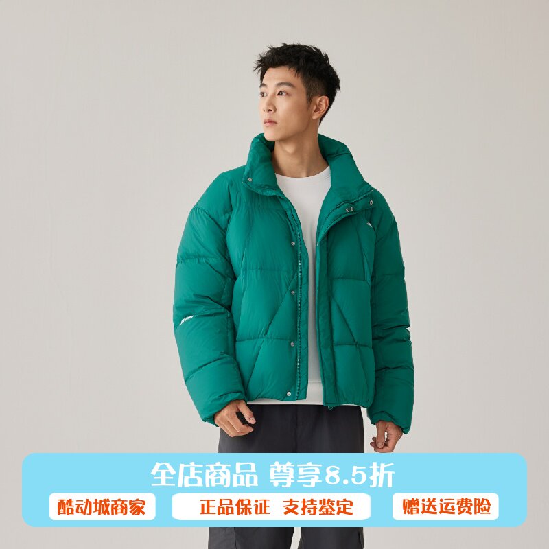 Skechers斯凯奇25新款男女款秋冬宽松羽绒梭织短款外套P425U031