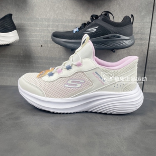 Skechers斯凯奇女童一脚蹬闪穿百搭轻盈透气休闲运动鞋319102L