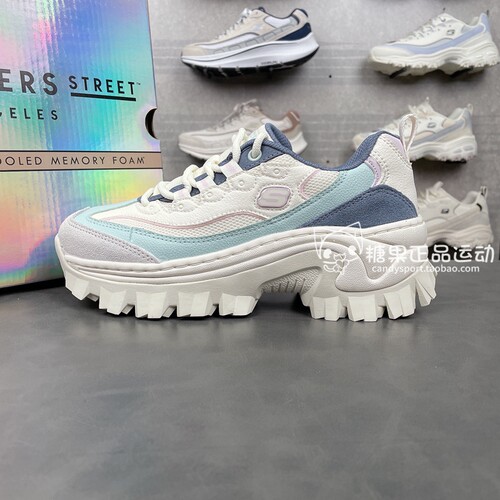 Skechers斯凯奇2024秋蜜糕鞋女子厚底轻质耐磨休闲运动鞋177233