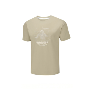 Skechers斯凯奇2026新款男士春夏夏男士宽松短袖T恤衫P226M119