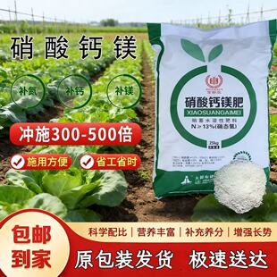 硝酸钙镁肥冲施肥25kg补钙补镁营养丰富增强长势包邮