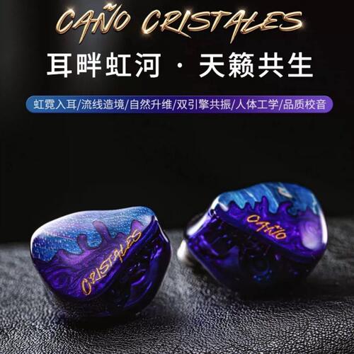 Hisenior Cano Cristales 2DD+8BA高品质有线HiFi入耳式耳机耳返