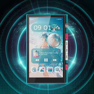HiBy星海贝初音未来联名版YUME耳机HiFi音乐播放器M500随身听MP3