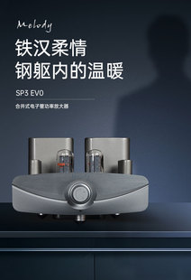 麦丽迪sp3 Melody evo发烧hifi进口电子管家用大功率推挽胆机功放
