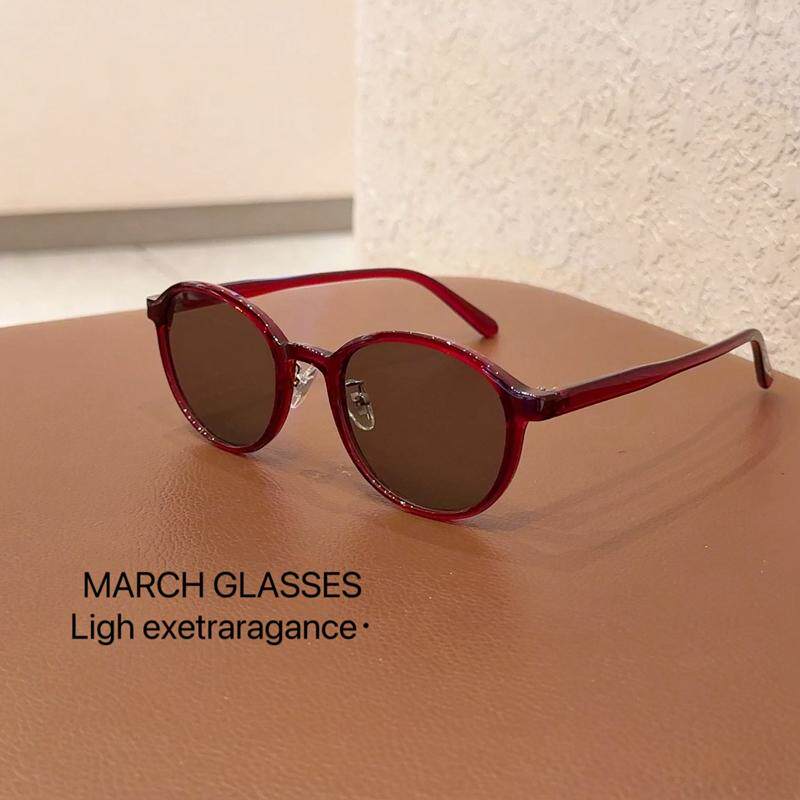 港风安格拉红猫眼墨镜女2025新款潮酷高级感防紫外线复古太阳眼镜