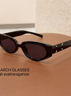 张凌赫同款墨镜男女款2025新款港风痞帅潮复古小框猫眼gm太阳眼镜